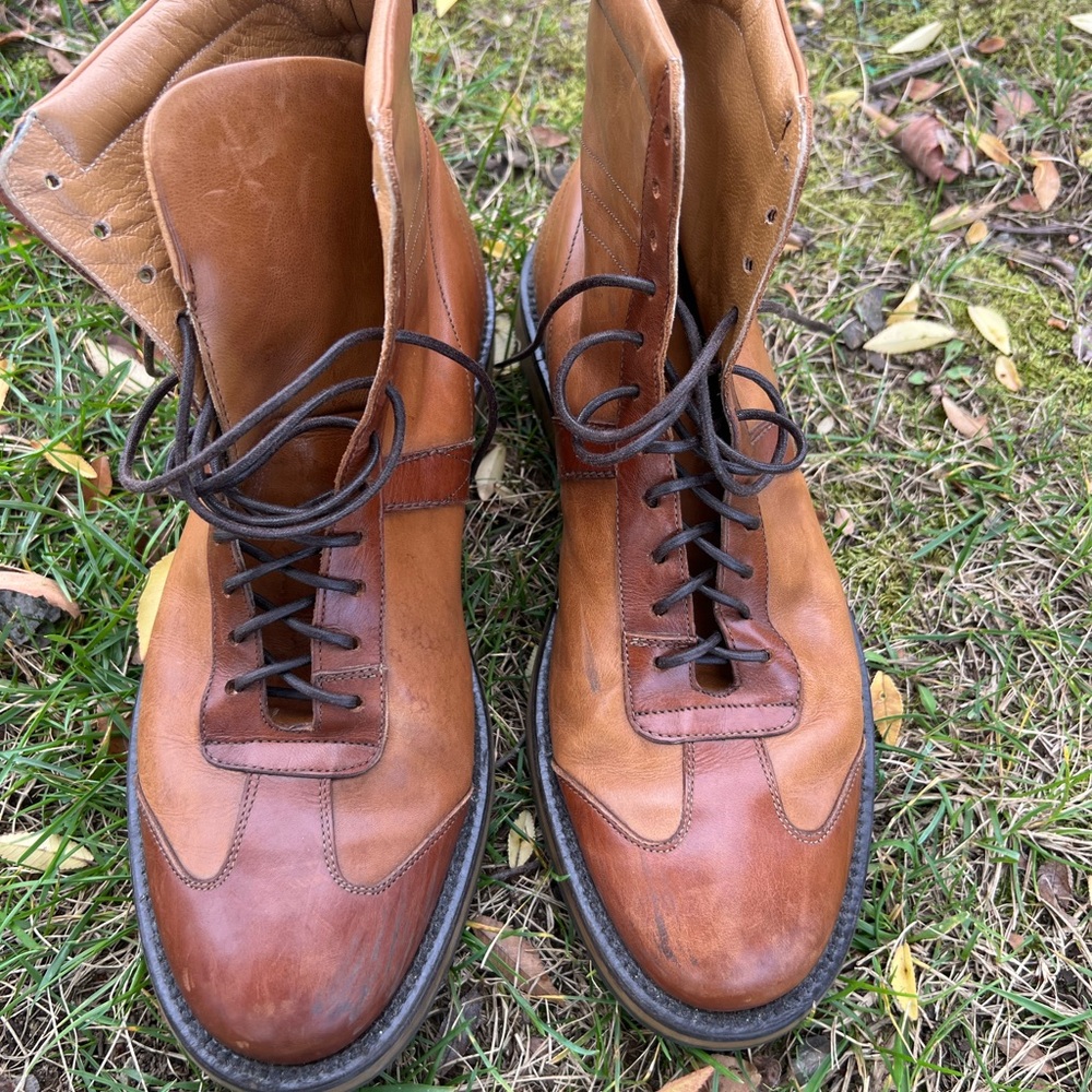 Tullio Italian leather Men's Brown Boot.